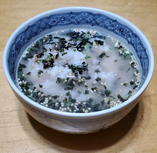明太とんこつスープ茶漬けお湯入れ
