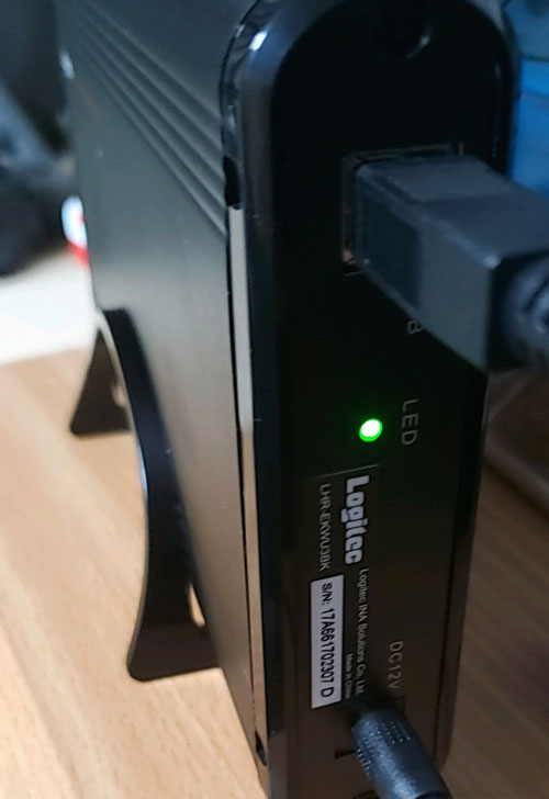 HDDケースランプ