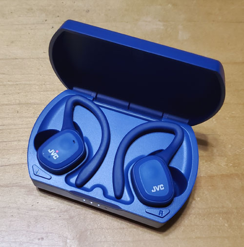 JVCワイヤレスイヤホンセット時